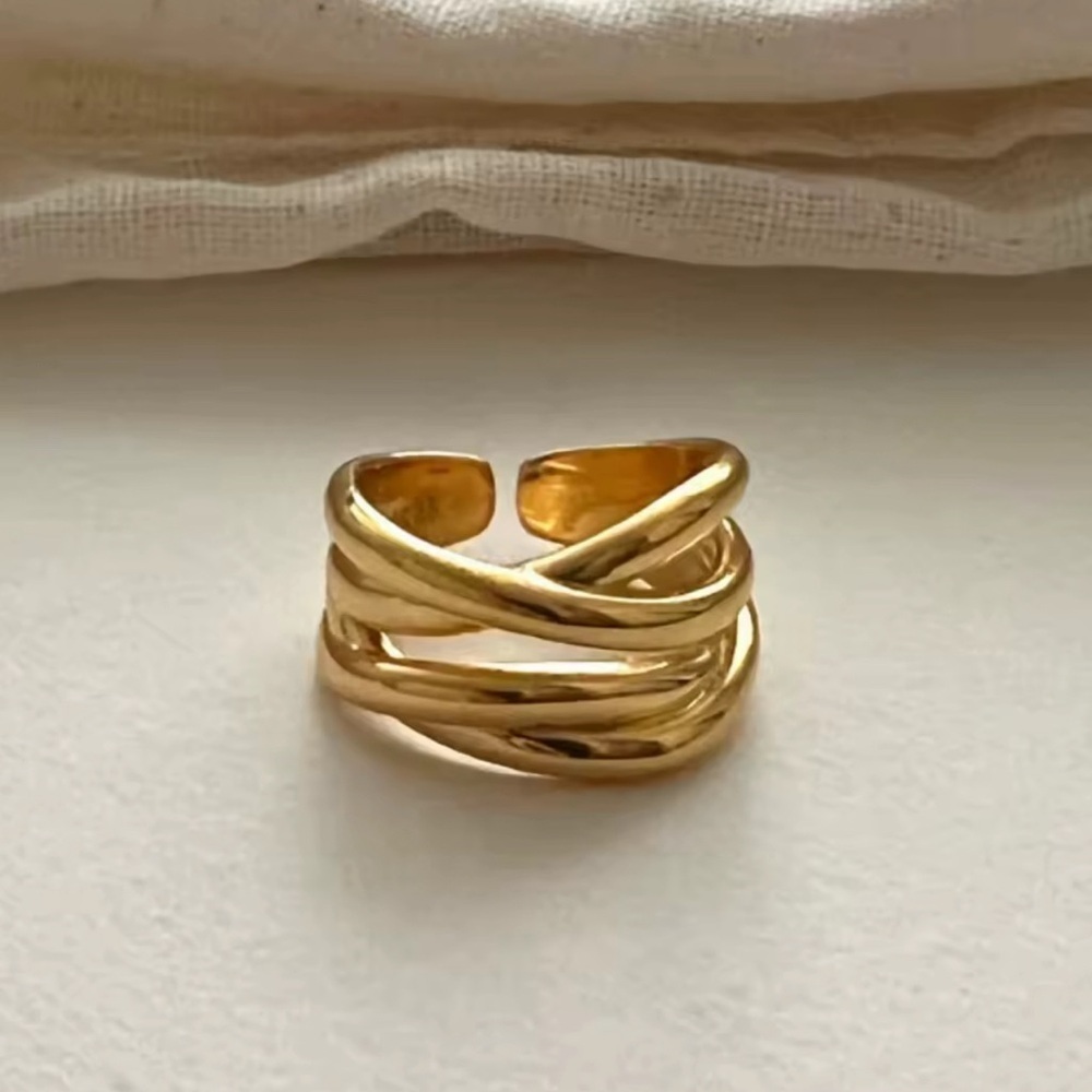 ⚜️ S925 Elegant Gold-Tone Women's Ring